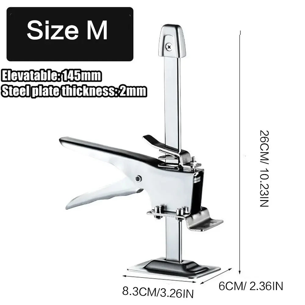 Labor-Saving Arm Board Jack Elevator, Cabinet Lifter Height Locator, Adjustable Anti-Slip Hand Lifting Tool, Multifunctional