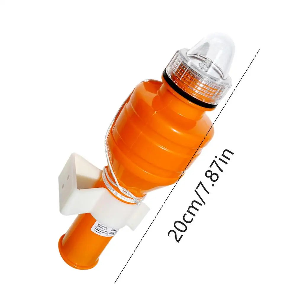 Lifebuoy LED Light Boat Flares High-visibility Flashing Self Lighting Warning Lamp Offshore Position Lights For Kayaking Fishing