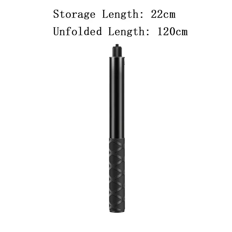 Selfie Stick Bundle Handle for Insta360 X5 X4 GoPro 13 12 11 DJI Action 6 5Pro 4 SJCAM Camera Bullet Time Invisible Selfie Stick