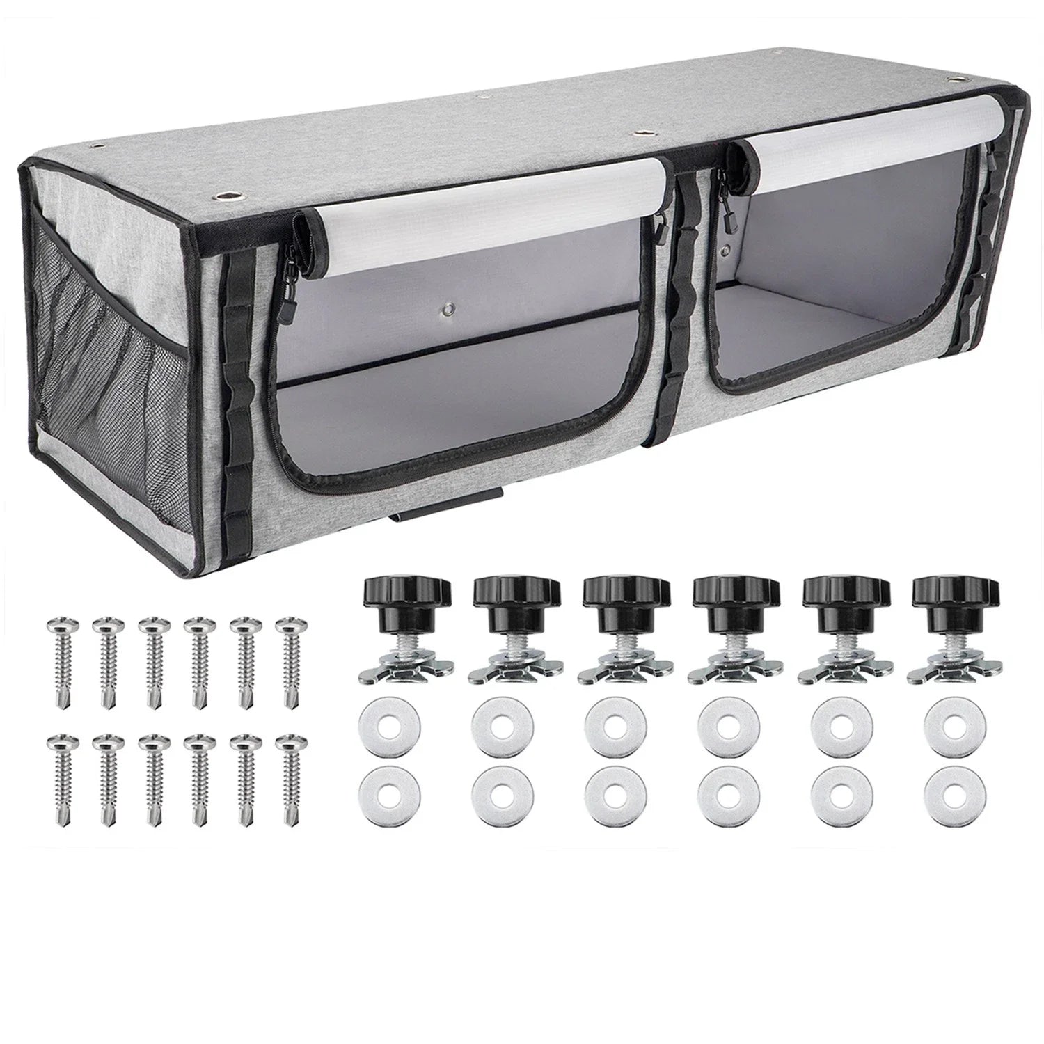 36-Inch Motorhome Overhead Storage Cabinet Soft Overhead Storage Box For Fiat Ducato/Sprinter/Ford Transit Panel Vans/Campervans