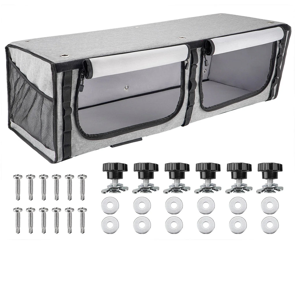 36-Inch Motorhome Overhead Storage Cabinet Soft Overhead Storage Box For Fiat Ducato/Sprinter/Ford Transit Panel Vans/Campervans
