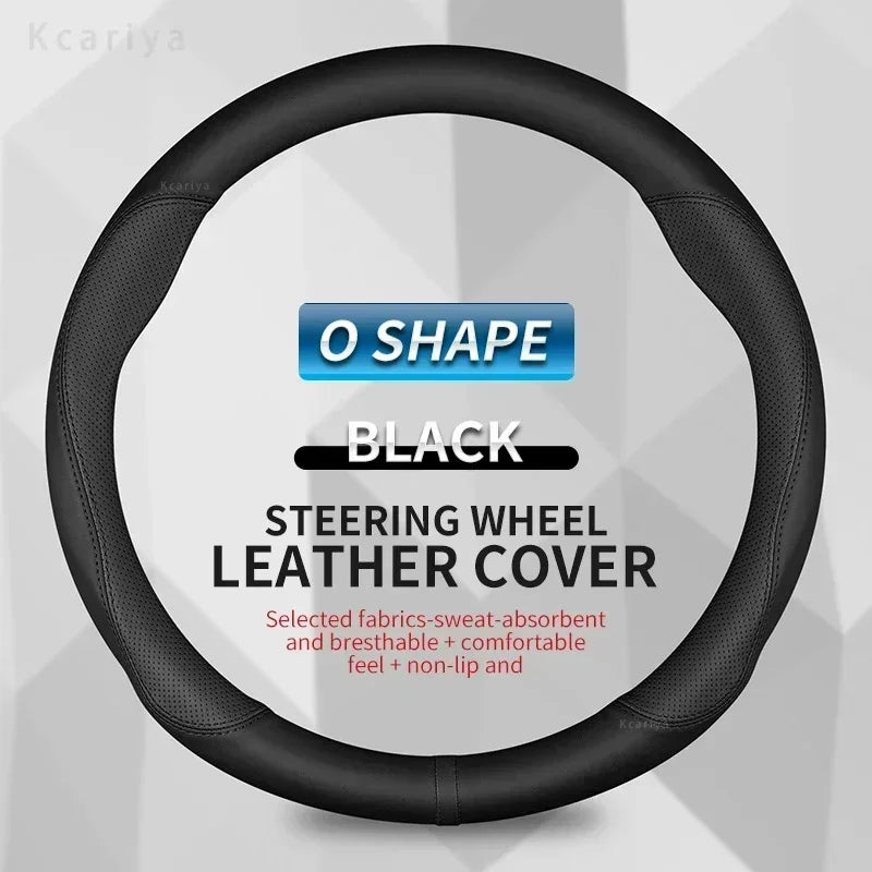 3D Embossed Non-slip Steering Wheel Cover 38CM for Chevrolet Cavalier Colorado Cruze Lacetti Onix Orlando Silverado Spark Tahoe