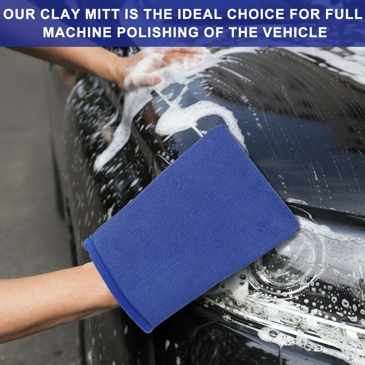New Magic Clay Bar Washing Gloves Car Cleaning Tools Auto Care Towel Car Detailing Magic Clean Cloth  Polish Clay Bar Mitt