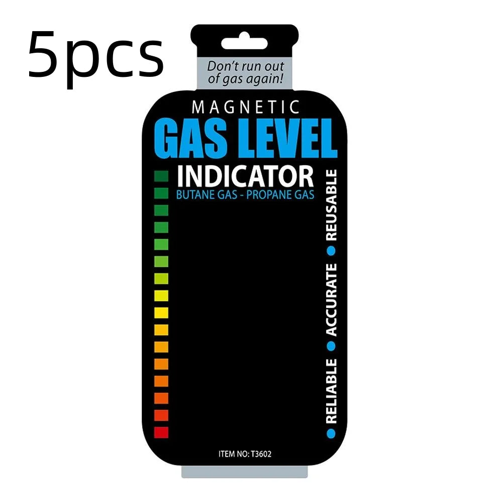 1/3/5/10 PCS Propane Butane LPG Fuel Gas Tank Level Indicator Magnetic Gauge Bottle Temperature Measuring Stick Test Card