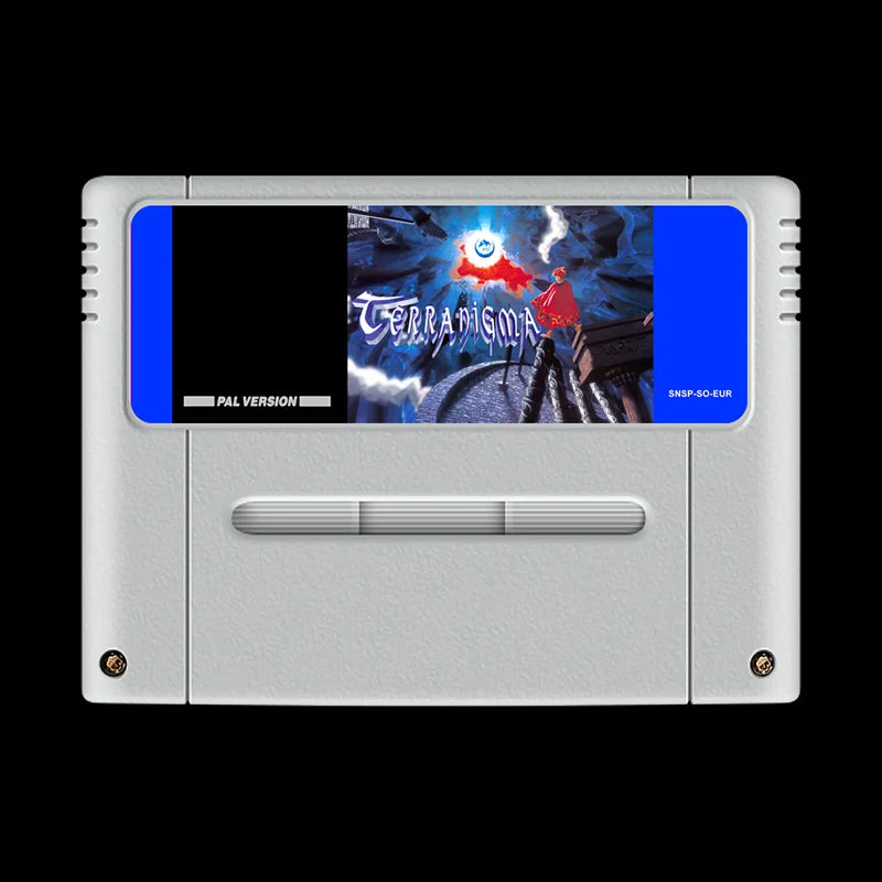 16Bit Cartridge Terranigma for SNES EUR PAL USA NTSC 16bit Game Consoles