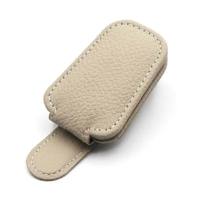 1pc Universal Car Sun Visor Glasses Clip, PVC Material, Auto Eyeglasses Holder, Vehicle Interior Accessories, Eyewear Storage Br