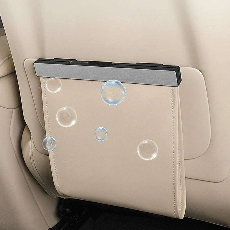 Car garbage bag backrest magnetic suction garbage bin hanging storage bag car supplies rear storage cleaning bag