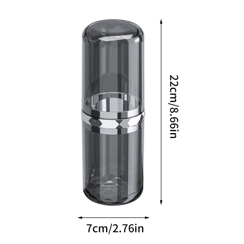 【Toothpaste Toothbrush Holder Travel Bathroom Organizer Portable Wash Cup Storage Box Plastic Brush Holder Mouthwash】