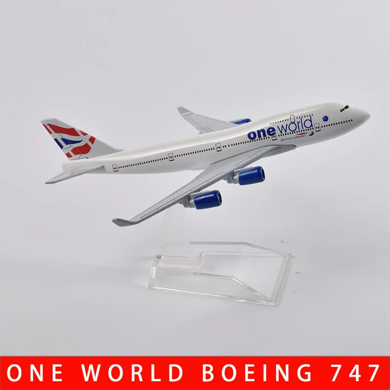 JASON TUTU B747 Airplane Model B777 Aircraft Model Diecast Metal 1/400 Scale Adult Children Collection For Display Show Gift