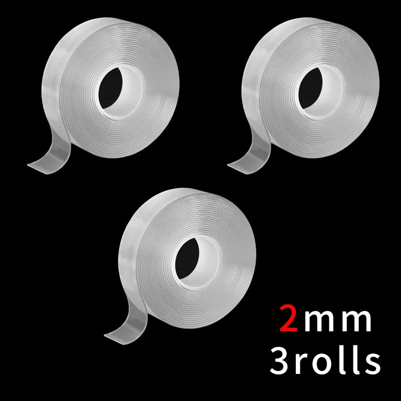 Ultra-thick Nano Tape Is Traceless, Transparent, High-Viscosity, Double-Sided Tape, Strong Adhesion Kitchen Household Waterproof