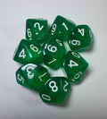 7 Pieces/set of 10-sided Number Dice 1-10 Fun and Educational Board Game Multi-color Set