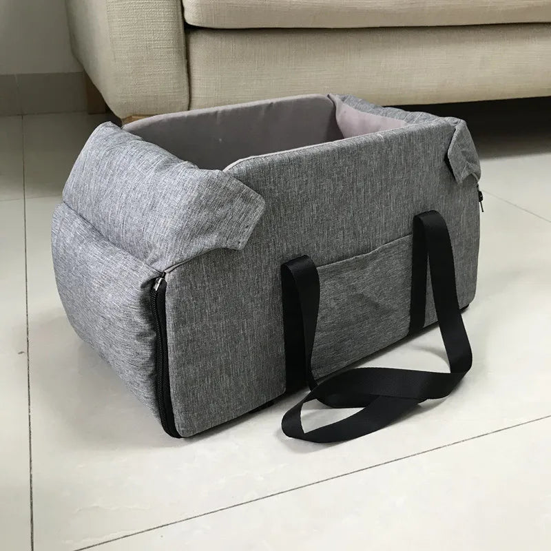 Portable Car Safety Pet Seat For Medium/Small Dogs Cat Travel Central Control Cat Dog Bed Transport Dog Carrier Protector Dog Ba