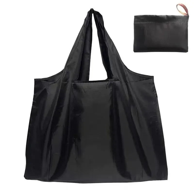 Extra Large Reusable Grocery Shopping Bags Washable Heavy Duty Nylon Foldable Waterproof Eco Friendly Totes Travel Storage Pouch