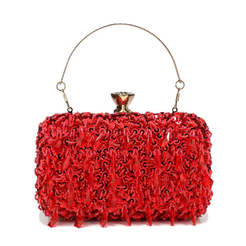 Fashion Versatile Ball Dinner Bag Style Light Luxury Handmade Embroidered Clutch Bag Dress with Exquisite Clutch