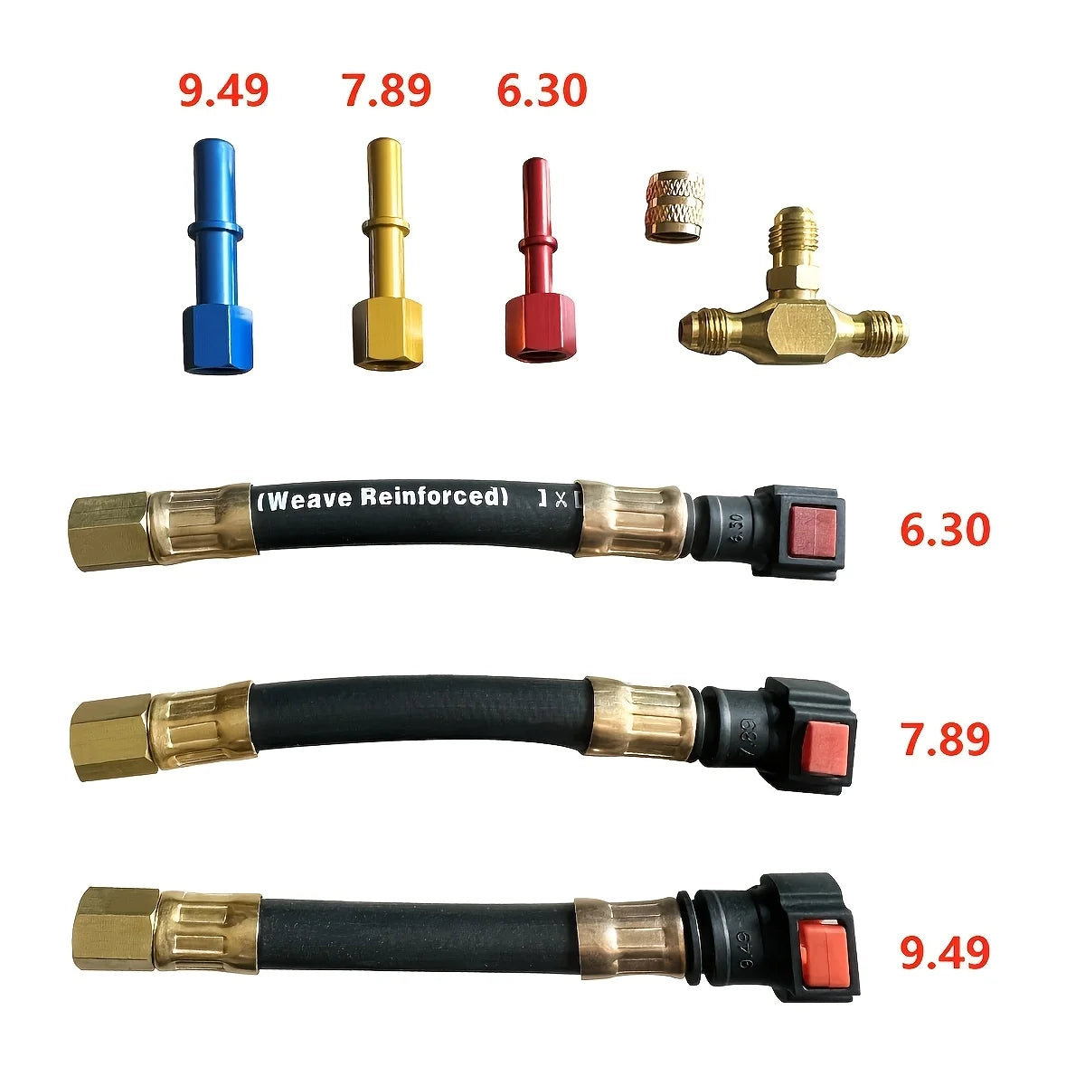 Fuel Pressure Tester Gauge Kit 150PSI Automotive Engine Injector Pump Test Motorcycle Gasoline Gas Injection Manometer Tool Set