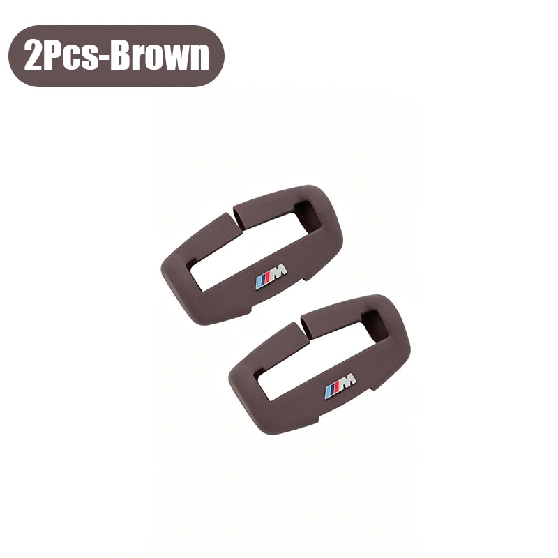 Car Seat Belt Buckle Silicone Protective Cover / Anti-Scratch Sleeve Stickers For BMW G80 G06 G07 G42 G14 G15 G16 F82 F20 F21 F8