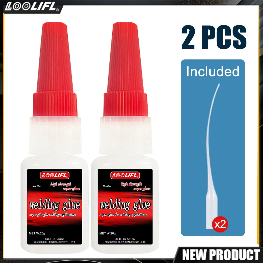 Super Strong Welding Glue, Transparent Quick-Drying Adhesive, Used for Manual DIY, Wood, Plastic Silicone Leather Metal, Etc.