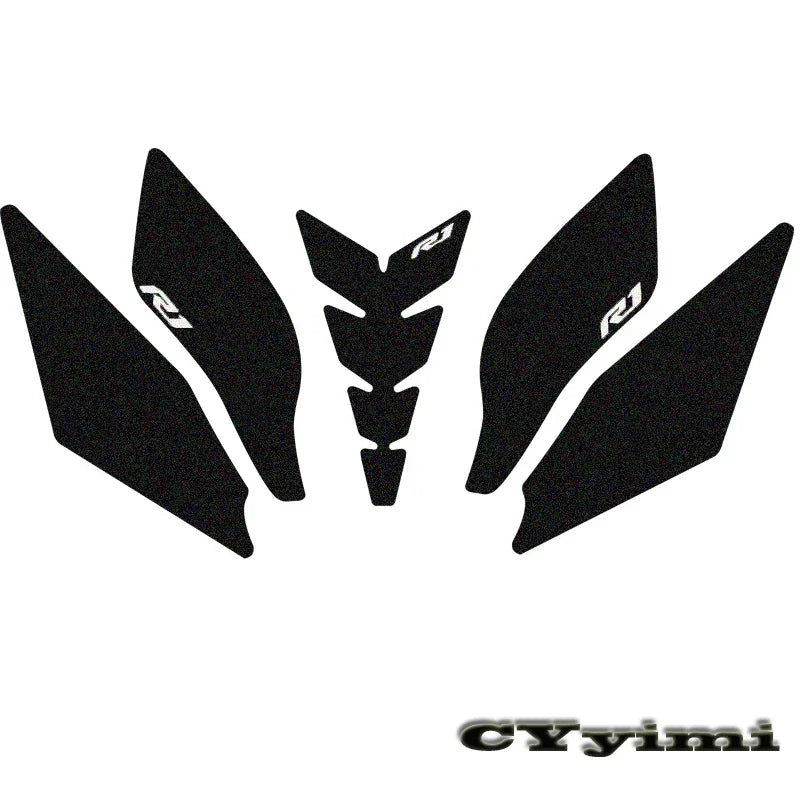 For YZF R1 R1M YZFR1 2015 - 2021 Motorcycle Accessories Side Fuel Tank Pads Protective Stickers Knee Grip Traction Pad