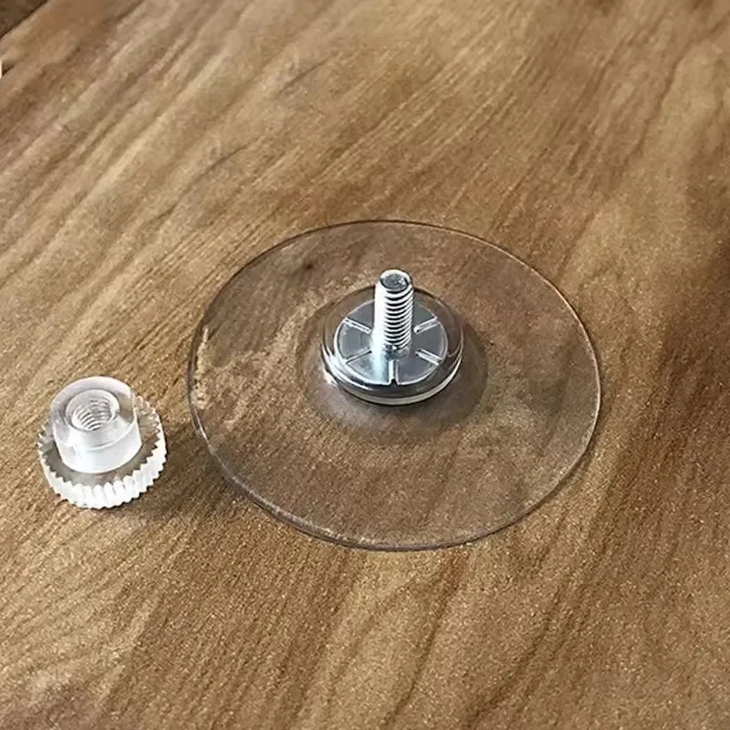 5/10/20/30pcs Suction Cups Hook with Screw Clear PVC Sucker Pads Hook Strong Adhesive Windows Glass Suction Cup Holder Hook