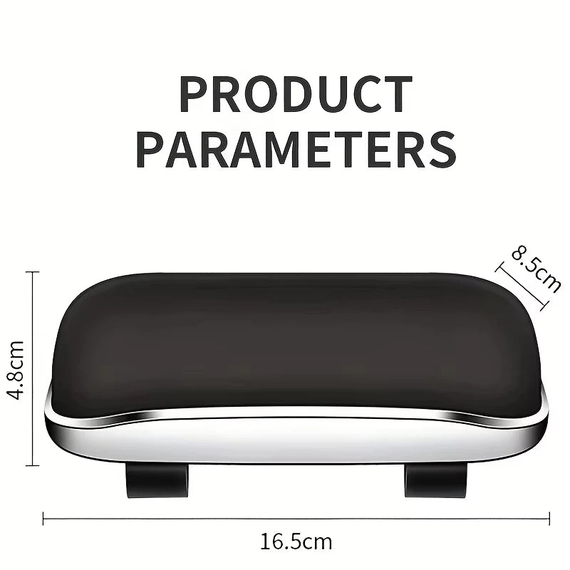 Car Sun Visor Sunglasses Holder Auto Interior Glasses Storage Box Eyeglasses Case Card Ticket Clip Organizer Accessories