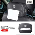 Universal Car Tissue Box Leather Auto Seat Back Tissue Dispenser For MG 6 3 5 7 TF ZR ZS HS GS GT Hector RX5 RX8 350 550