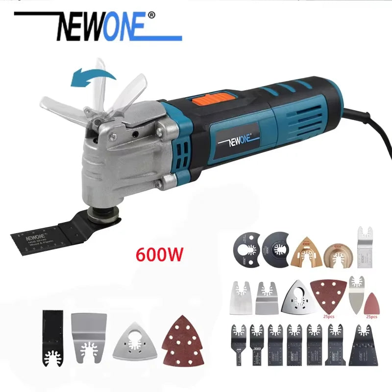 120V/230V 600W Quick Release/Change Oscillating Tool Multifunctional Electric Trimmer Saw DIY Home Improvement Tool Renovator