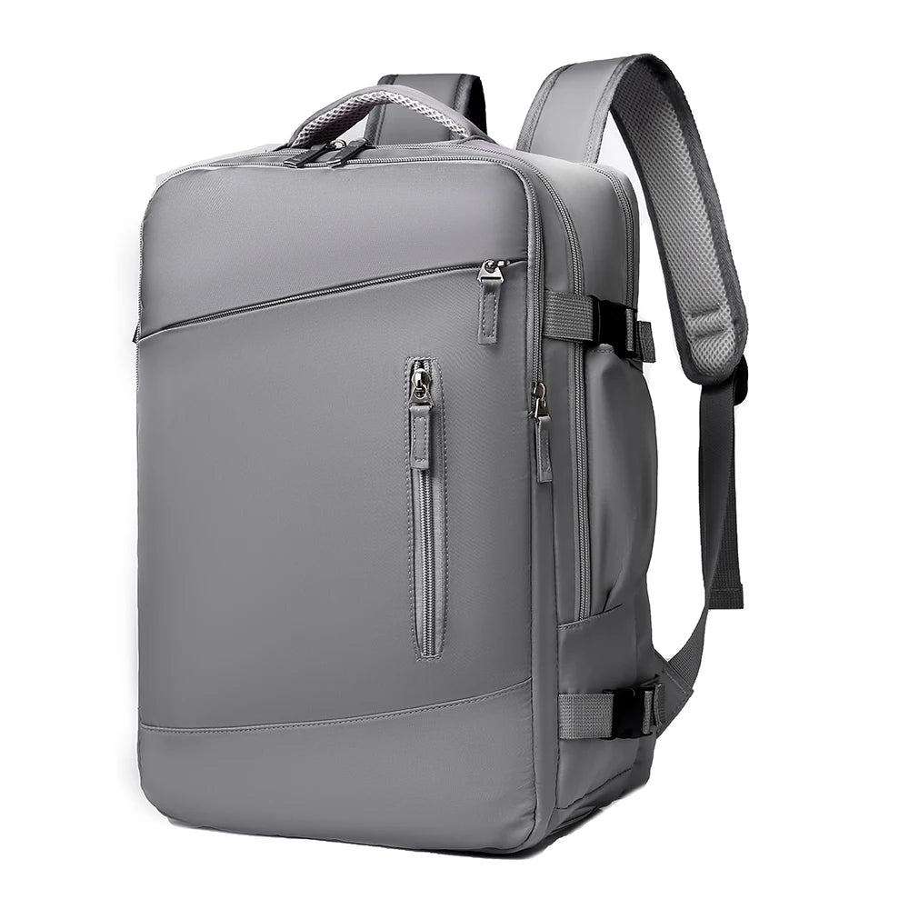 Large-capacity Oxford Travel Backpack, Men's And Women's Simple Leisure Backpack, Independent Shoe Compartment, Usb Interface