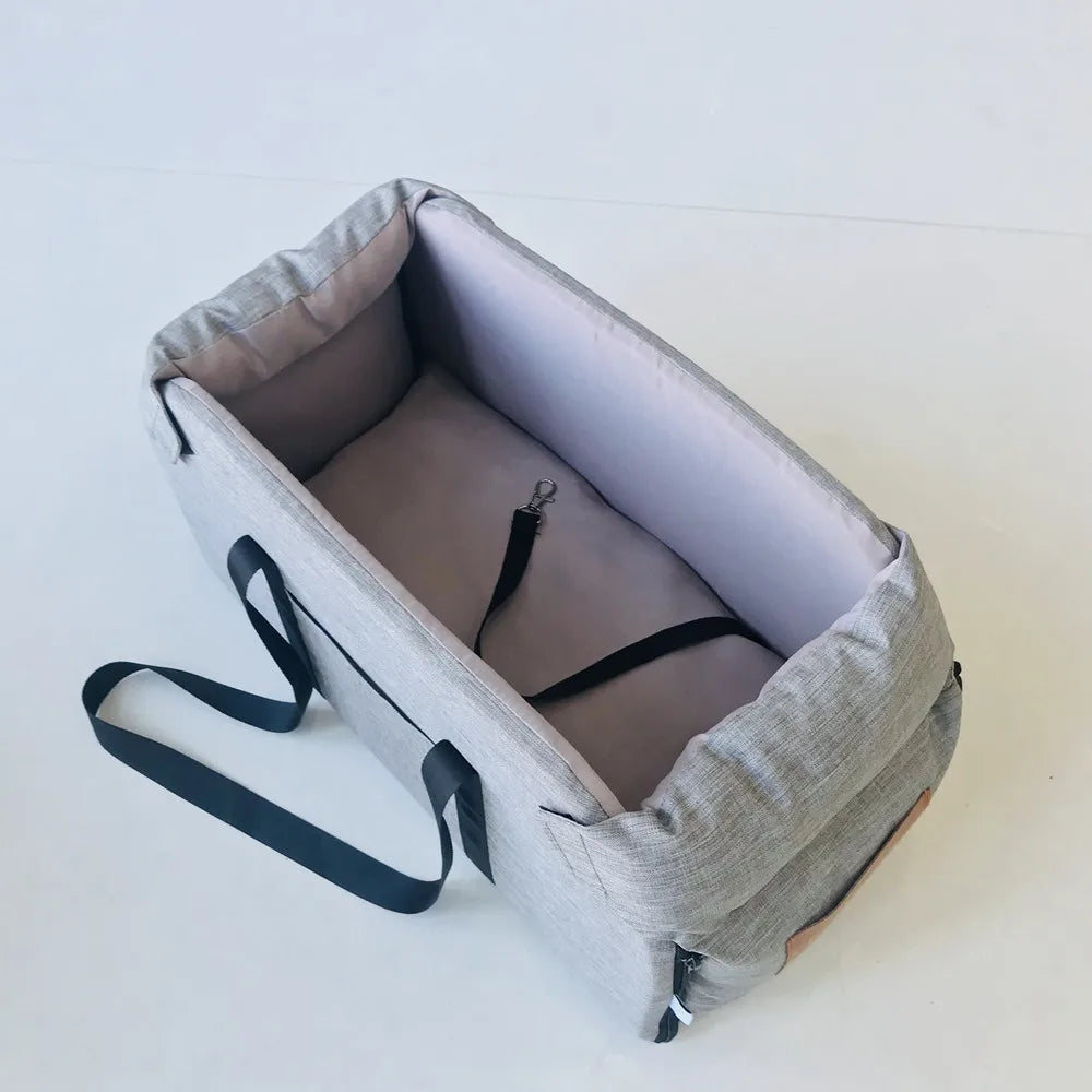 Portable Pet Car Seat Central Safety Travel Cat Dog Bed Transport Dog Carrier Protector Dog Bags, For Medium/Small Dogs Cat