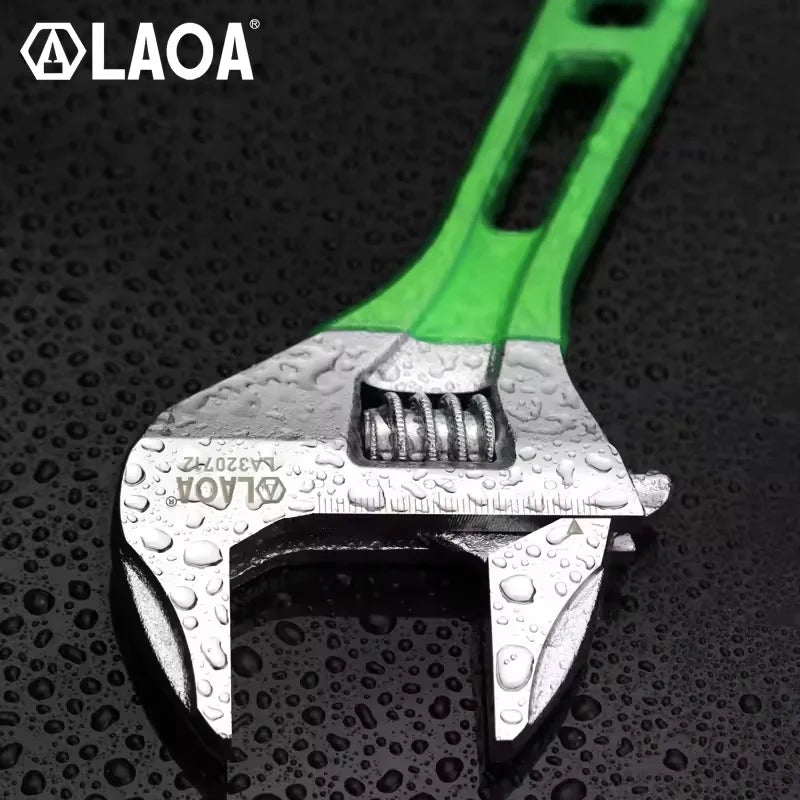 LAOA Short Handle Wrench Adjustable Long Handle Lightweight Large Opening Wrench 6' 8' 10' 12' Repair Tool  Large Open