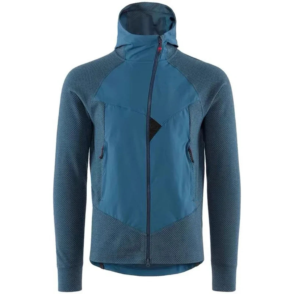 2025 New Spring Commuting New Outdoor Hiking Breathable Lightweight Multi-Purpose Hooded Patchwork Long Sleeved Jacket