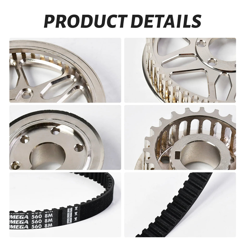 Motorcycle Upgrade Primary Transmission Gear Wheel Pulley Assembly Drive Pulley Set for Surron Light Bee X Electric Dirt Bike
