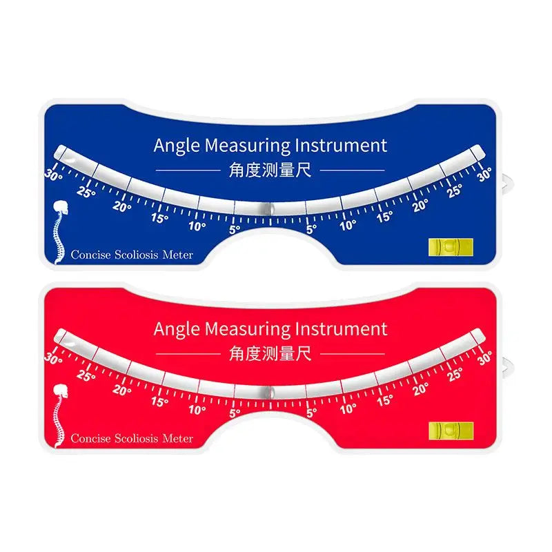 Scoliosis Portable Medical Evaluation Measuring Test Meter Back Spine Diagnosis Lightweight Inclinometer Bubble Gradient Gauge