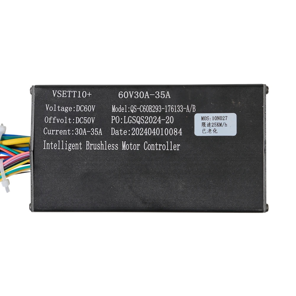 Original VSETT 10+ Intelligent Brushless Controller Only for VSETT 10+ Electric Scooter Integrated 2 in 1 with Hall of Sine Wave