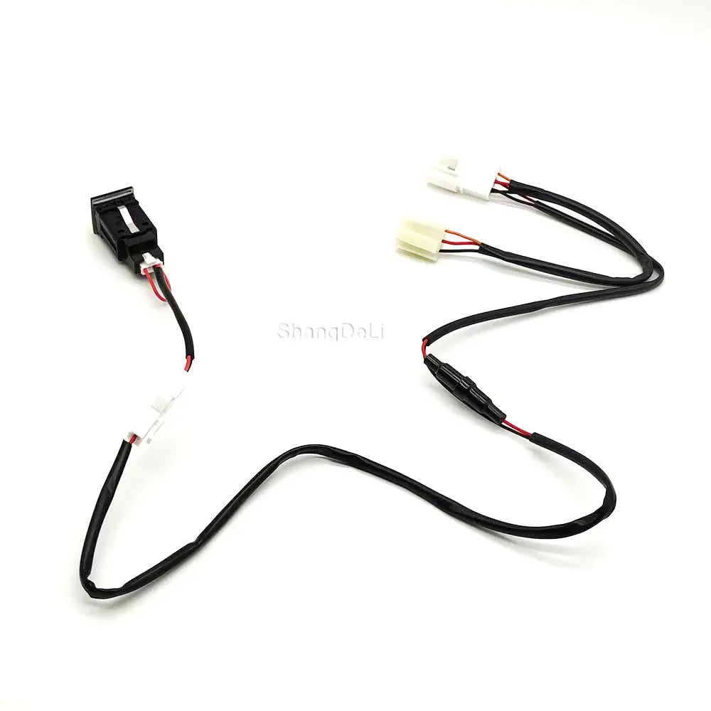 Car Charger PD Type C Quick Charge Phone Charging Adapter Button For VW Golf 6 Mk6 Jetta 5 MK5 EOS Scirocco 2006 - 2012