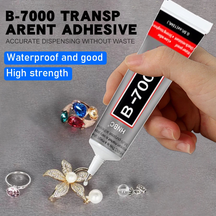 1pcs 15/25/50/110ML B7000 Clear Contact Phone Repair Adhesive Universal Glass Plastic ZY DIY Glue With Precision Applicator