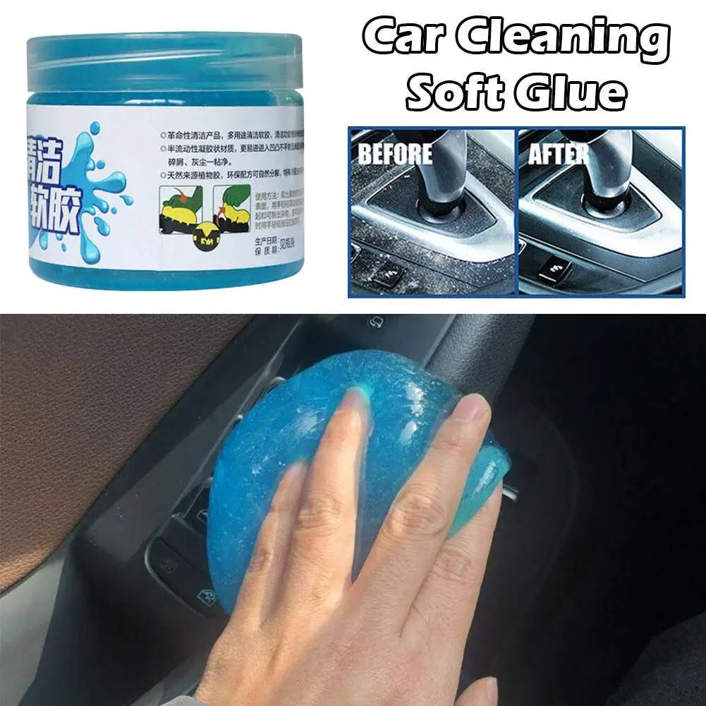 200g Car Cleaning Soft Gel Magic Mud Auto Interior Computer Keyboard Dirt Clean Dust Remover Gel Car Cleaner Mud Car Accessories