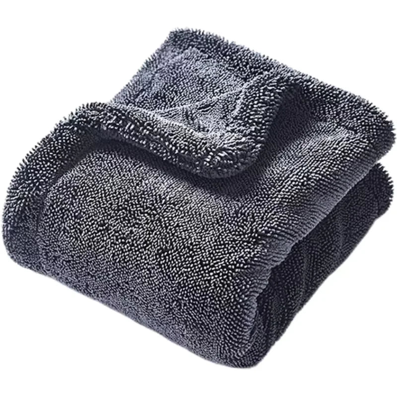 SEAMETAL 1200GSM Car Cleaning Towel Heavy Duty Thicken High-Absorbent Drying Cloth Ultra-Soft Scratch Free Car Detailing Towel