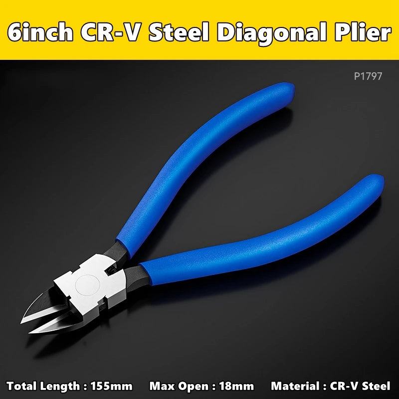 5/6 inch Cutting Pliers Electronic Diagonal Plier Side Cutters Cable Burr Pliers DIY Jewelry Repair Hand Tool