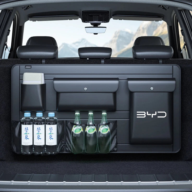 For BYD SUV S6 S7 ATTO 2 Yuan Pro/UP ATTO 3 Sealion 5/6/U/7/8  Seal Car Trunk Storage Bag Multifunctional Rear Seat Hanging Box