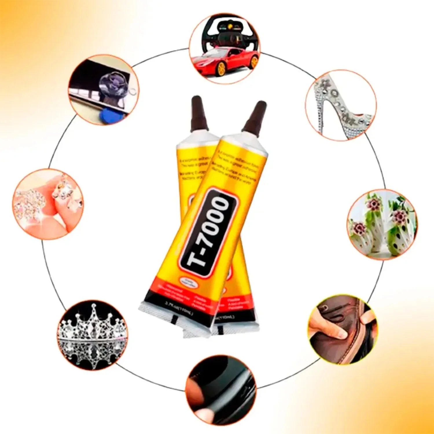 T-7000 Phone Adhesive, Waterproof Flexible Bonding Glue for Phone Screen Fix, Electronics Rhinestone, Rhinestone Jewelry Craft .