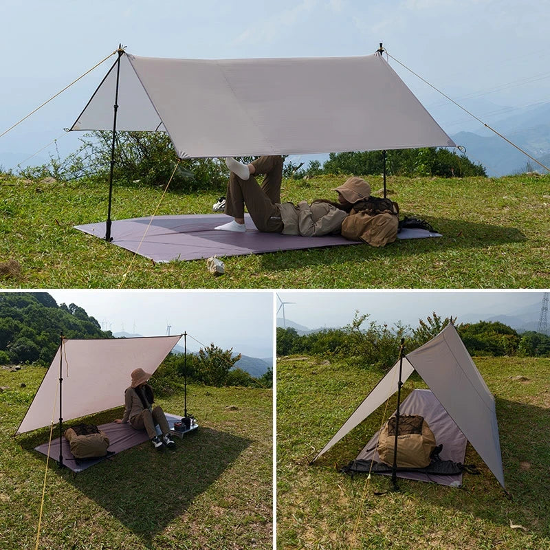 3F UL GEAR Tanggula Ground Cloth Outdoor Camping Multifunctional Portable Lightweight Moisture-Proof and Waterproof Ground Cloth