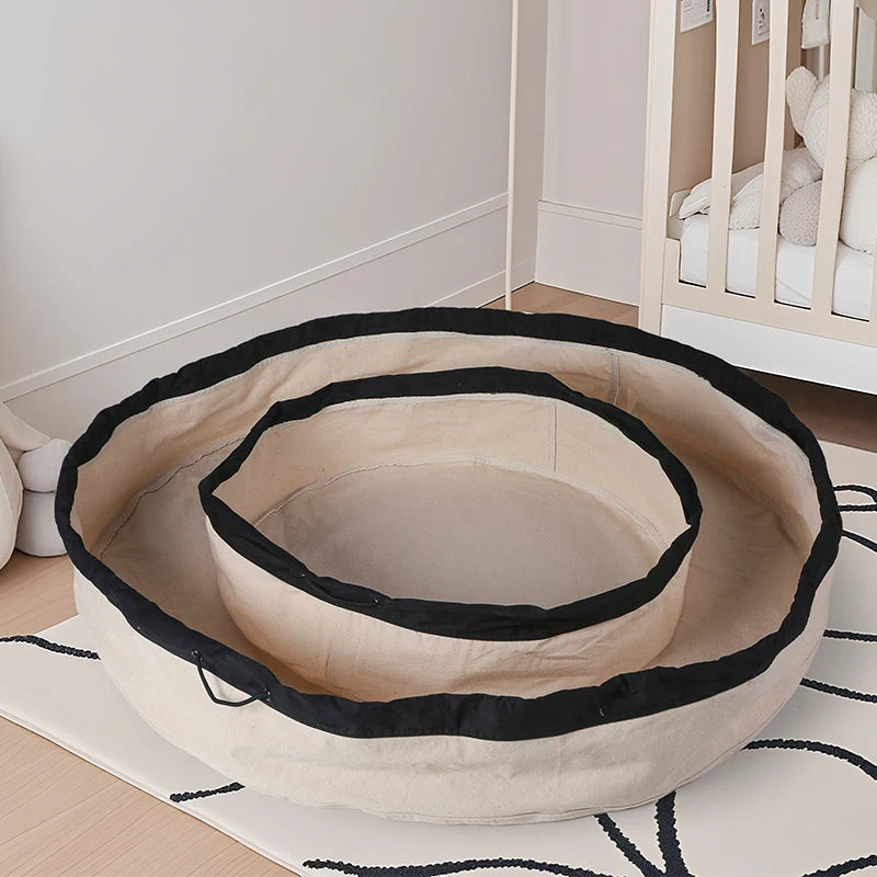 Pouch Bag Round Zhejiang Living Room None Cotton Folding Storage Bags Bags New