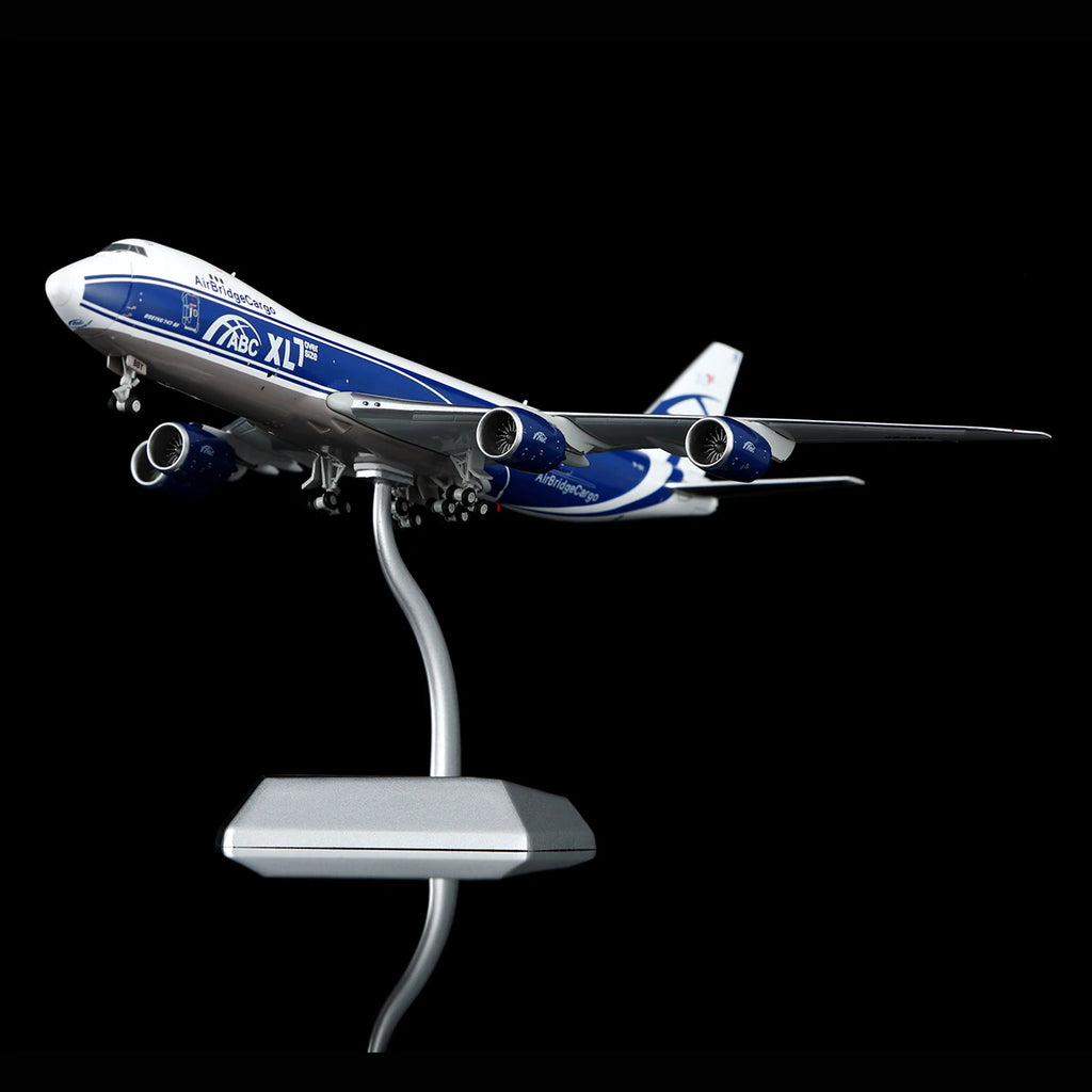 B632602 Alloy Collectible Plane Gift HX Models 1:400 Air Bridge Cargo Boeing B747-8F Diecast Aircraft Jet Model VP-BBY