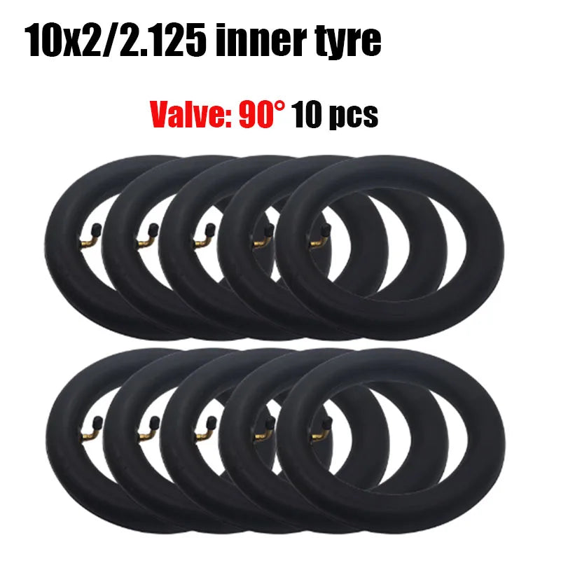 1/2/5/10 PCS 10x2/2.125 Original Butyl Rubber Tire Pneumatic 10x2 10x2.125 Camera With 10 Inch Inner Tube For Electric Scooter B
