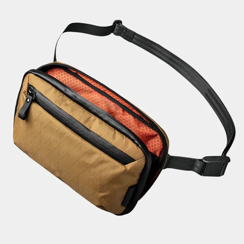 2025 New Waterproof XPAC Nylon Tactical Backpack - Lightweight Crossbody Sling Bag with Multiple Pockets for Men Travel, Hiking