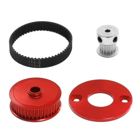 TT-02 Low Noise Belt Drive 16T 40T Transmission Gears System DIY Modify Upgrade Parts for Tamiya TT02 TT-02 1/10 RC Car