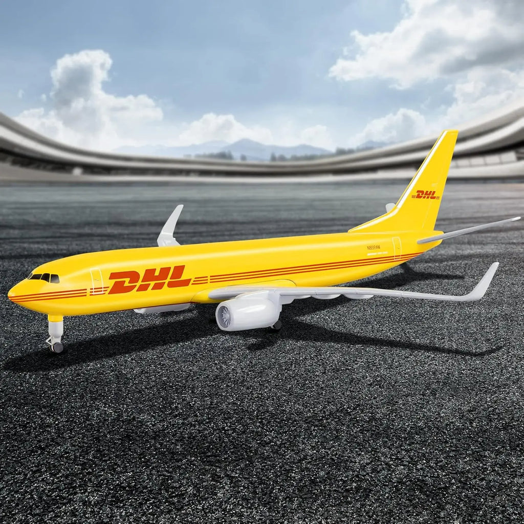 1:300 Scale 20cn DHL Airlines 737 Airplane Models Alloy Diecast Airplane Model Toy Aircraft Plane Model Toy for Collection