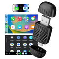 HEYINCAR 2 in 1 Interface Wireless CarPlay/Android Auto Wireless USB/TYPE-C Adapter Smart Mini Box Plug Fast Connect Universal