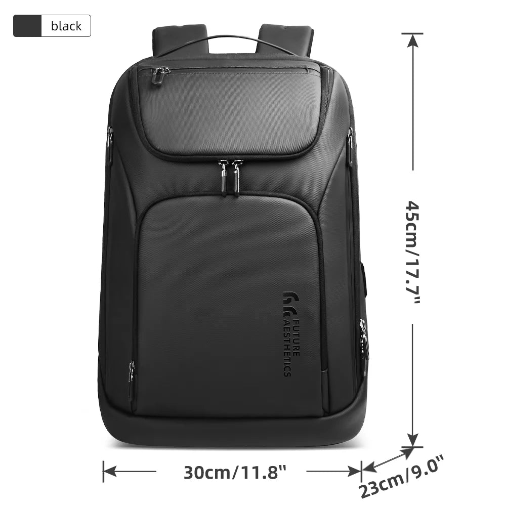 HK Travel Business Backpack for Men Large Capacity 17 Inch Laptop Backpack Multifunctional Anti-Theft Backpack Weekender Daypack