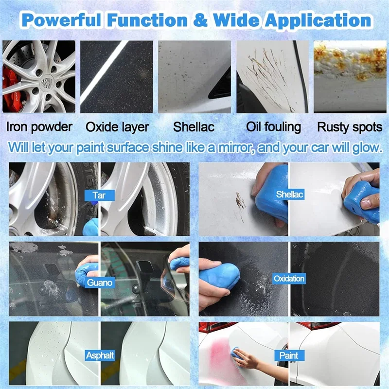 3/5Pcs Car Detailing Clay Bar Auto Detailing Cleaner Car Washing Mud for Magic Car Cleaning Clay Care Auto Paint Maintenance